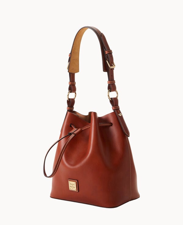 Dooney & Bourke Belmar Drawstring 25 Tan