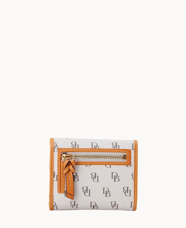 Dooney & Bourke Blakely Small Flap Wallet Bone