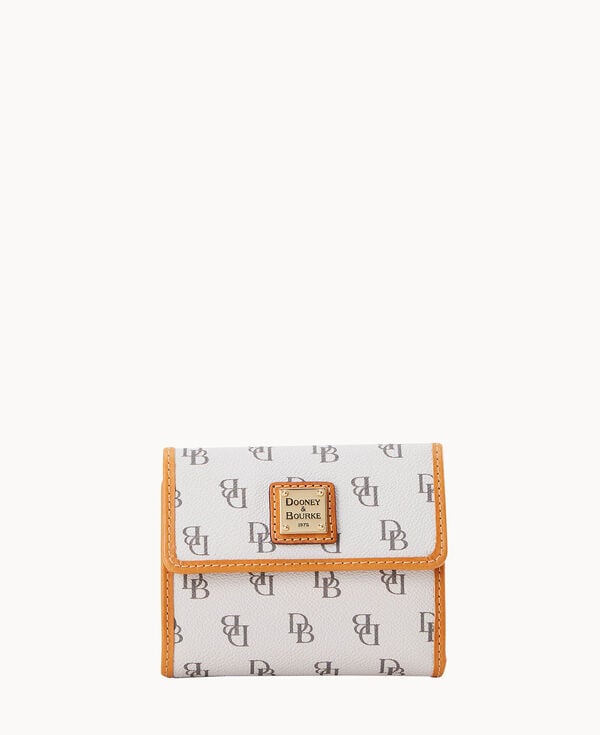 dooney & bourke Blakely Small Flap Wallet Bone