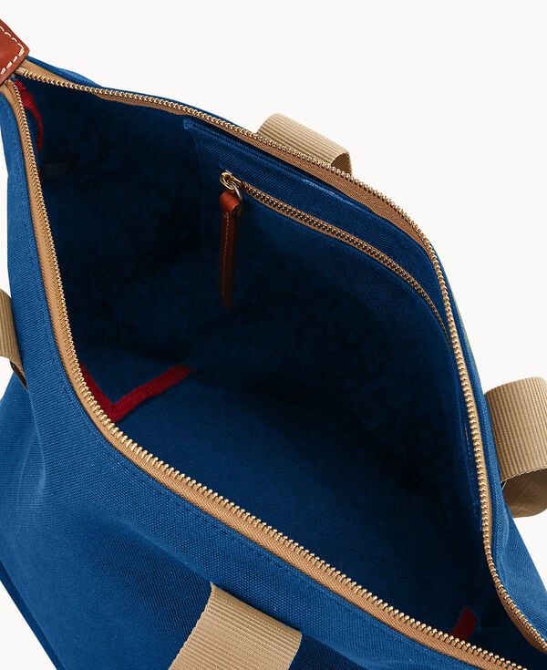 Dooney & Bourke Canvas Carryall 28 French Blue