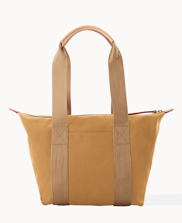 Dooney & Bourke Canvas Carryall 28 With Pocket Beige