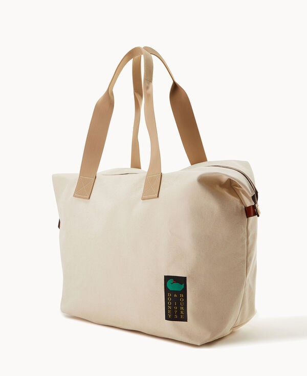 Dooney & Bourke Canvas Carryall 50 Natural