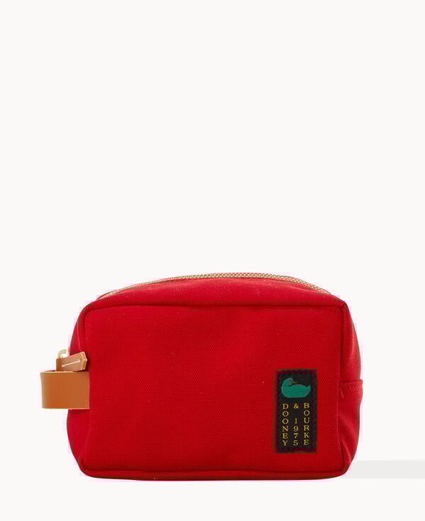 dooney & bourke Canvas Cosmetic Case Red