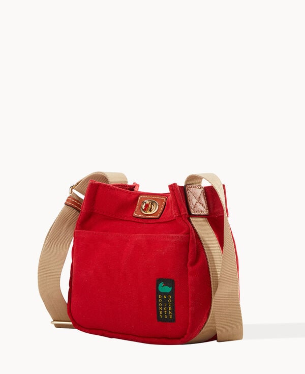 Dooney & Bourke Canvas Crossbody 20 Red