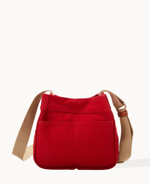 Dooney & Bourke Canvas Crossbody 20 Red