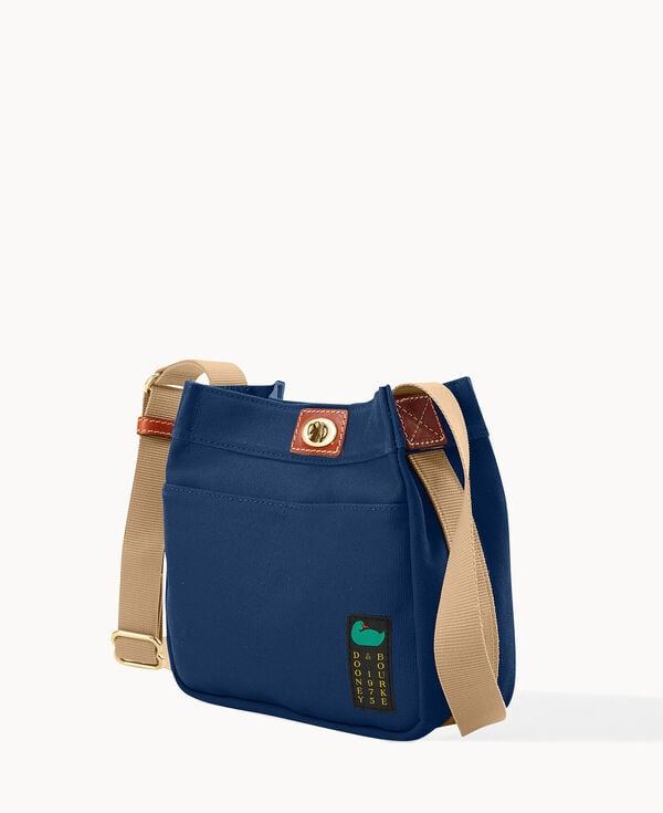 Dooney & Bourke Canvas Crossbody 24 Navy