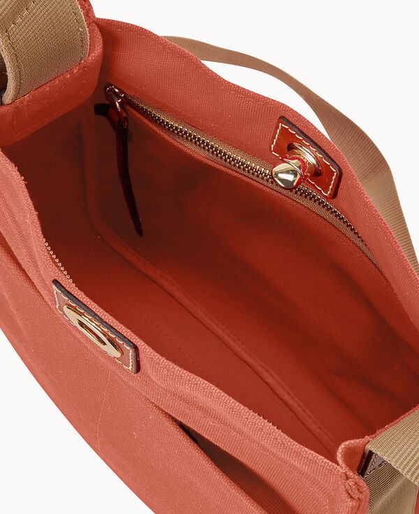 Dooney & Bourke Canvas Crossbody 28 Terracotta