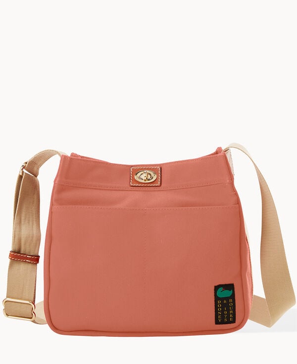dooney & bourke Canvas Crossbody 28 Terracotta