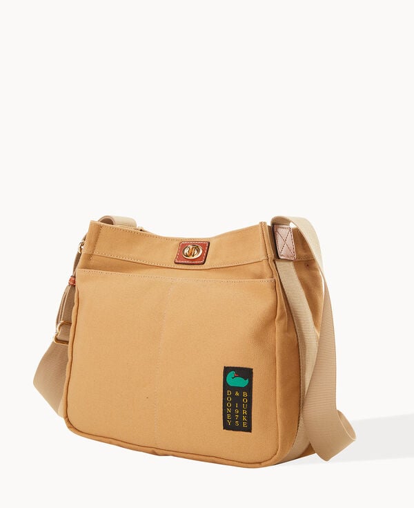 Dooney & Bourke Canvas Crossbody 32 Beige