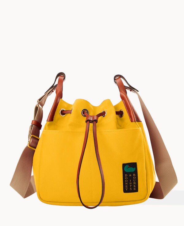 dooney & bourke Canvas Drawstring 25 Yellow
