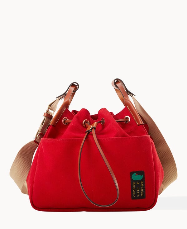 dooney & bourke Canvas Drawstring 30 Red