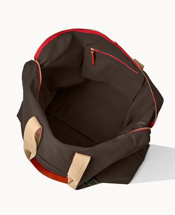 Dooney & Bourke Canvas Duffle 60 Brown