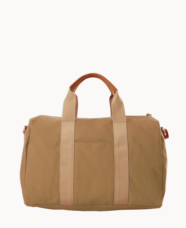 Dooney & Bourke Canvas Pickleball Duffle 40 Beige