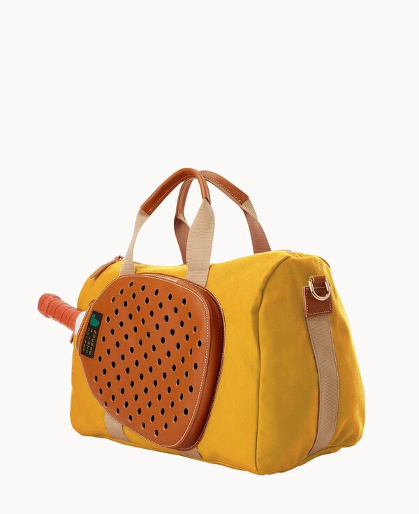 Dooney & Bourke Canvas Pickleball Duffle 40 Yellow