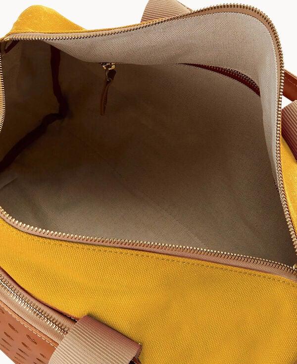 Dooney & Bourke Canvas Pickleball Duffle 40 Yellow