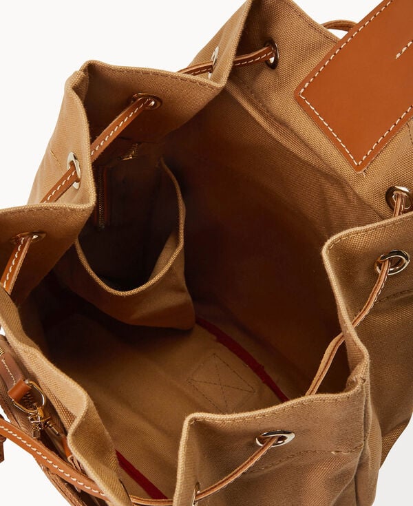 Dooney & Bourke Canvas Pickleball Sling Beige