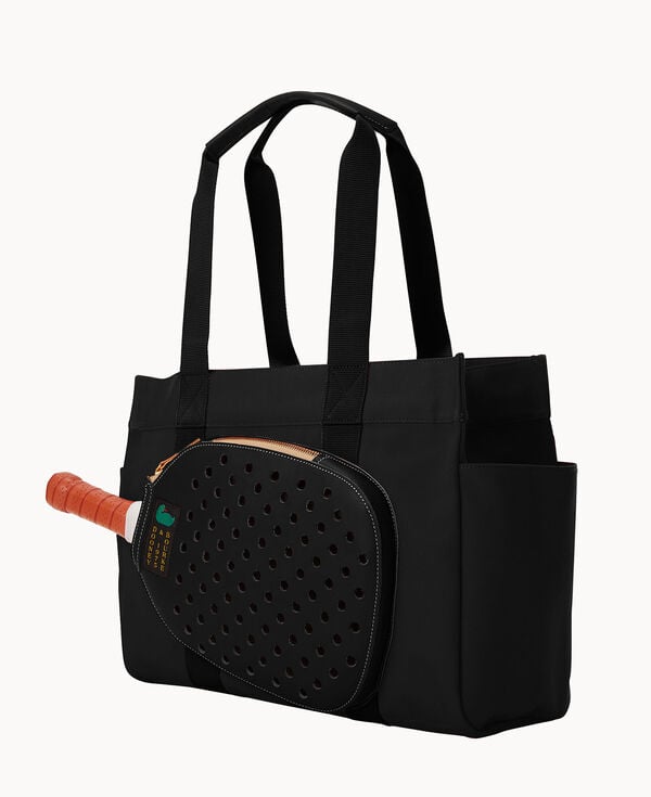 Dooney & Bourke Canvas Pickleball Tote 40 Black