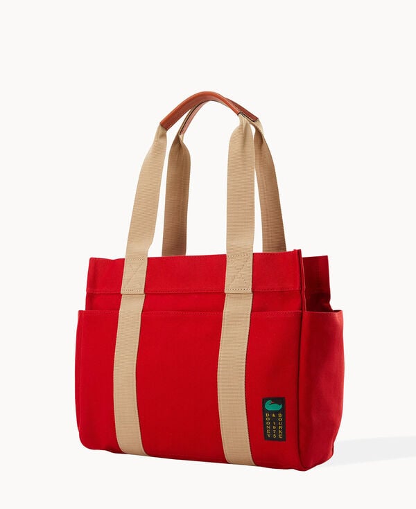Dooney & Bourke Canvas Tote 35 Red