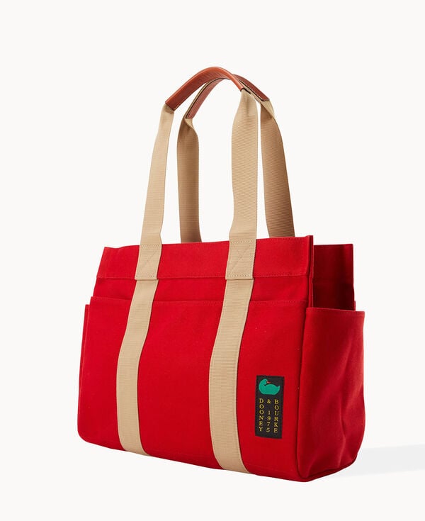 Dooney & Bourke Canvas Tote 40 Red