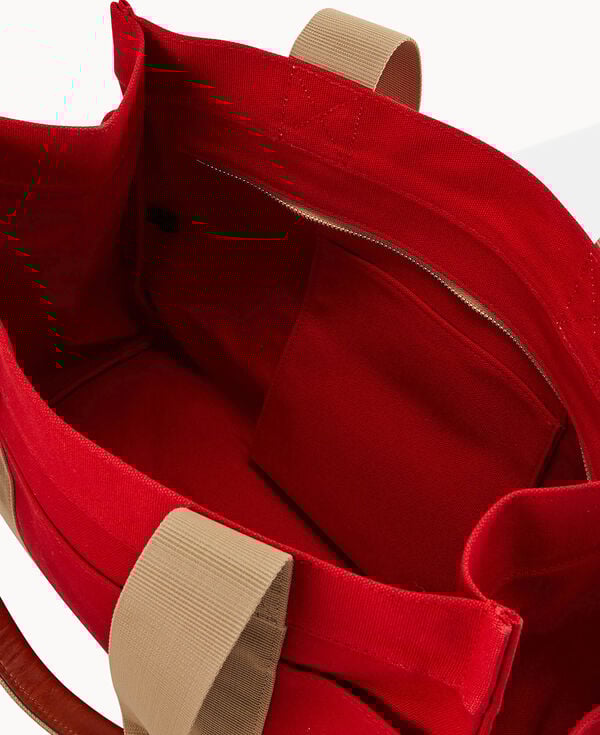 Dooney & Bourke Canvas Tote 40 Red