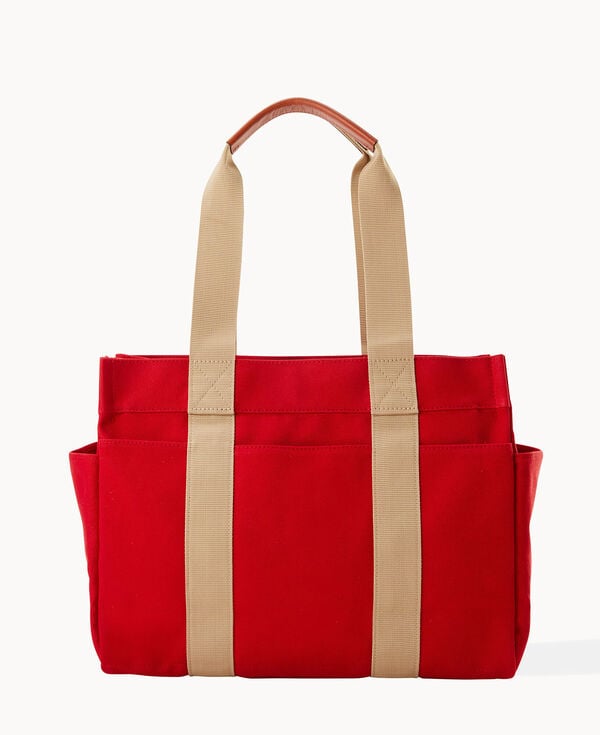 Dooney & Bourke Canvas Tote 40 Red