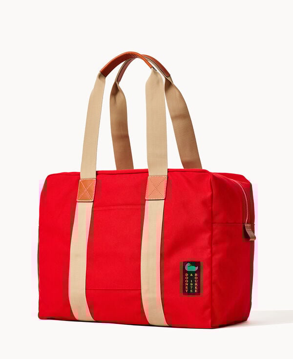 Dooney & Bourke Canvas Travel 50 Red