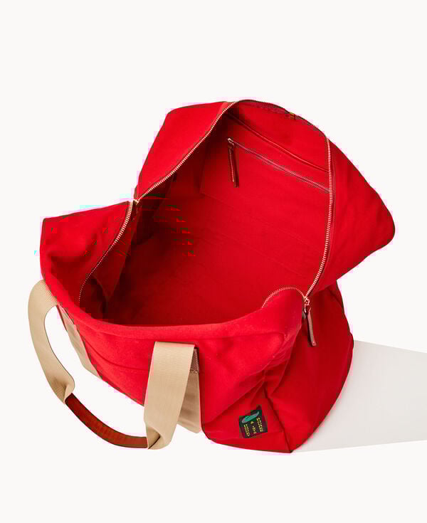 Dooney & Bourke Canvas Travel 50 Red