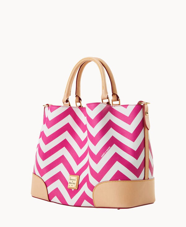Dooney & Bourke Chevron Brenna Fuchsia