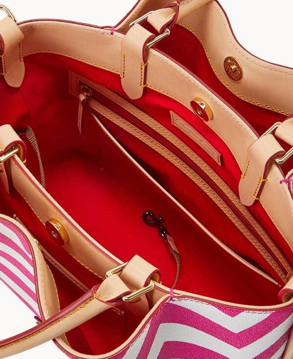 Dooney & Bourke Chevron Brenna Fuchsia