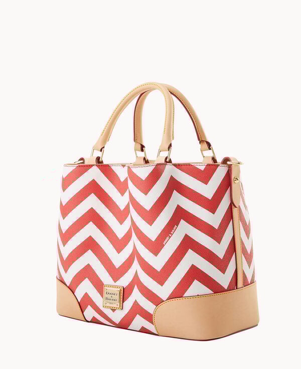 Dooney & Bourke Chevron Brenna Red