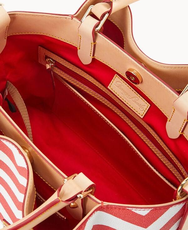 Dooney & Bourke Chevron Brenna Red