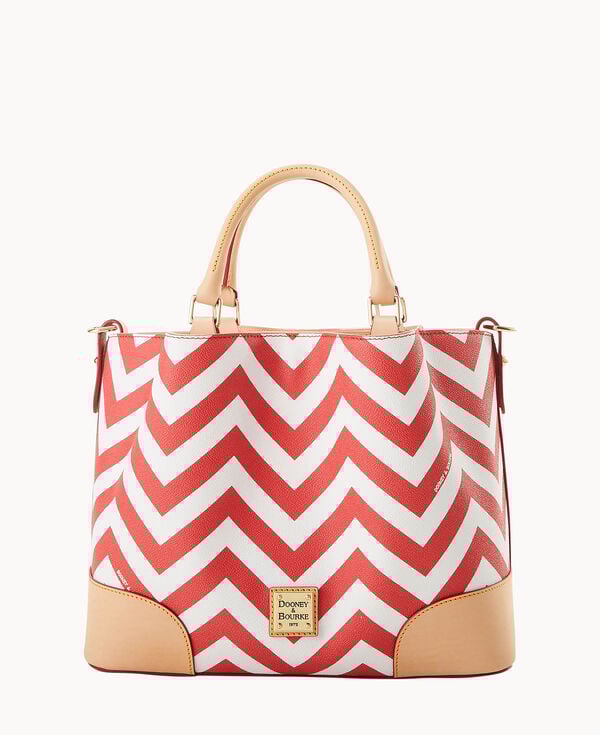dooney & bourke Chevron Brenna Red