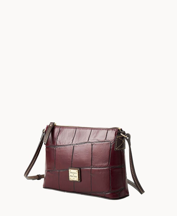 Dooney & Bourke Denison Crossbody Pouchette Bordeaux