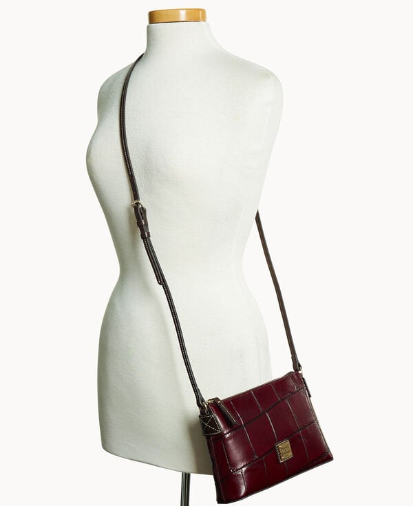 Dooney & Bourke Denison Crossbody Pouchette Bordeaux