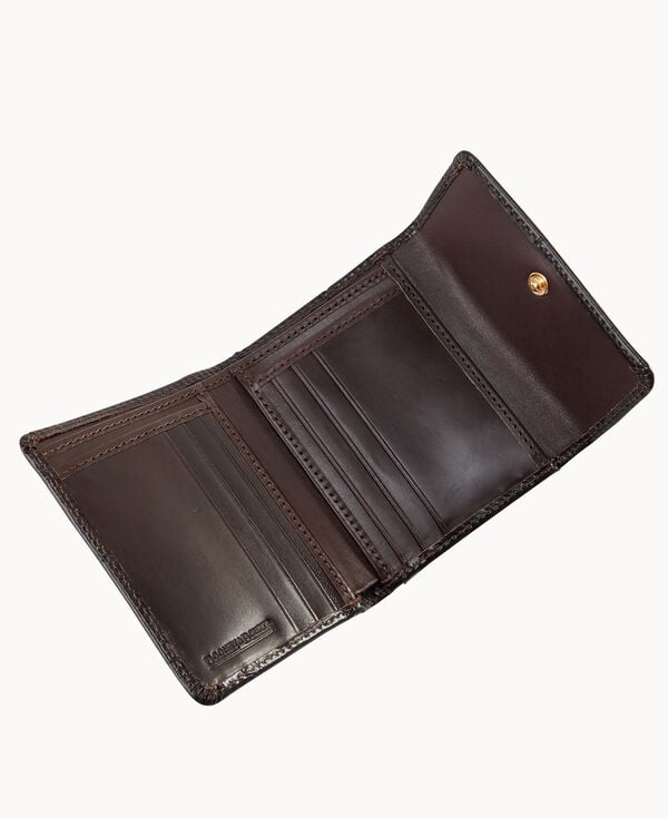 Dooney & Bourke Denison Flap Wallet Smoke Grey