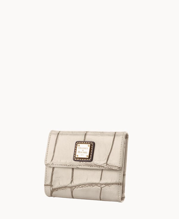 Dooney & Bourke Denison Small Flap Wallet Taupe