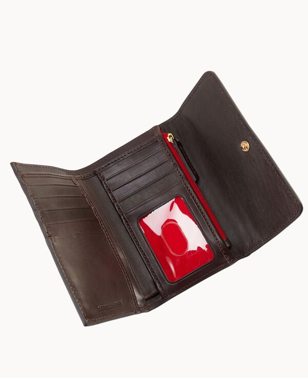 Dooney & Bourke Denison Small Flap Wallet Taupe