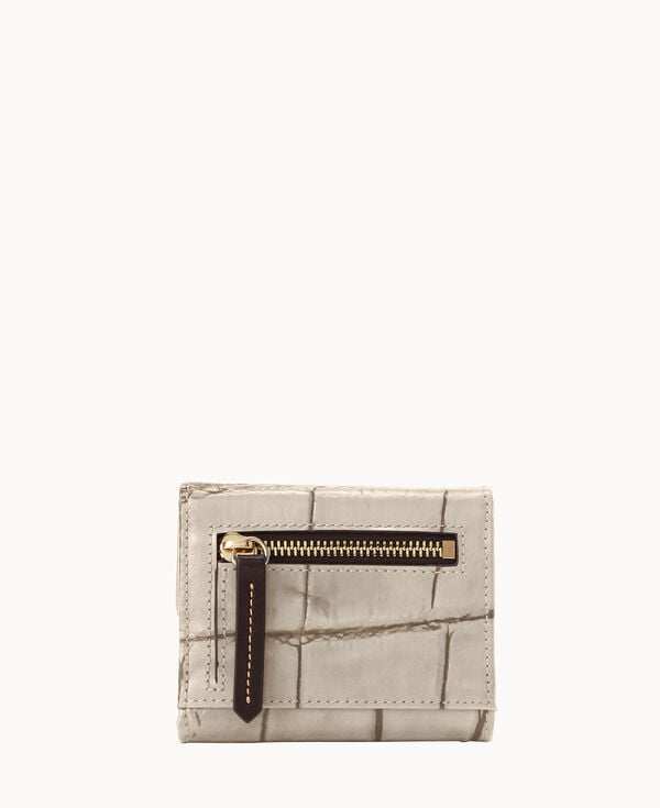 Dooney & Bourke Denison Small Flap Wallet Taupe