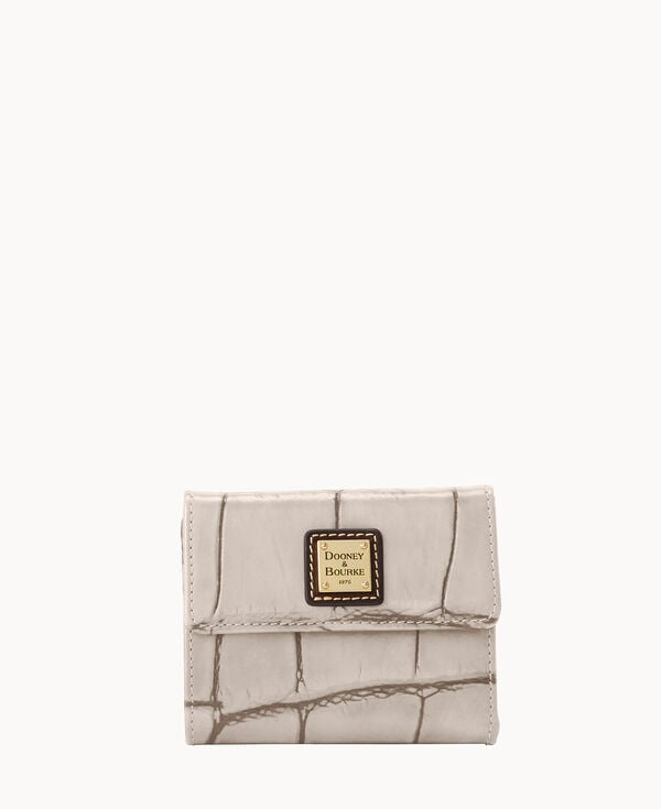 dooney & bourke Denison Small Flap Wallet Taupe