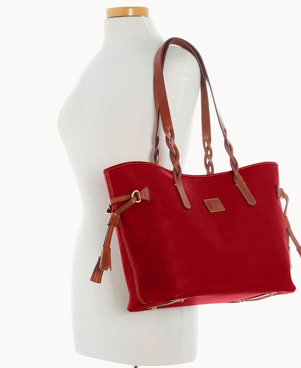 Dooney & Bourke Florentine Bailey Red Tan
