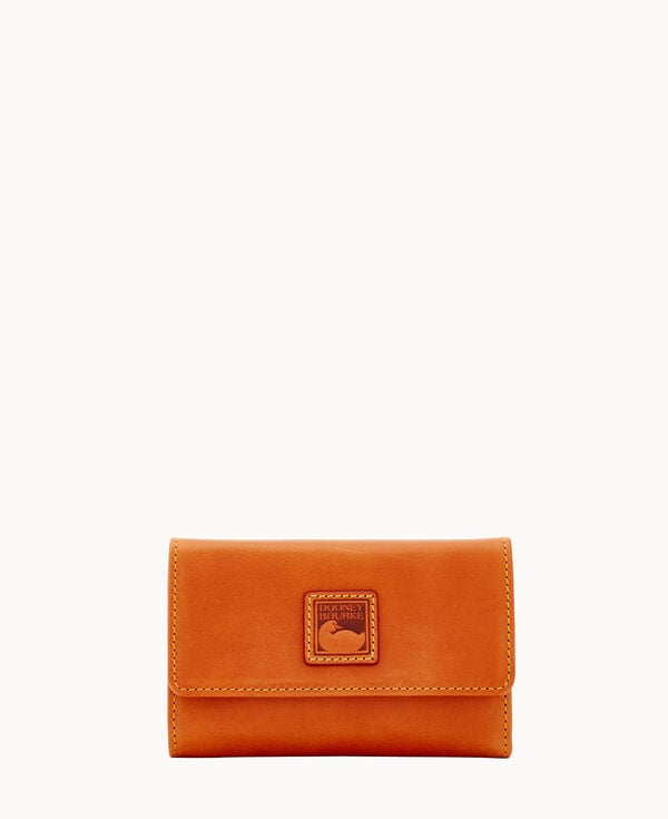 dooney & bourke Florentine Flap Wallet Natural