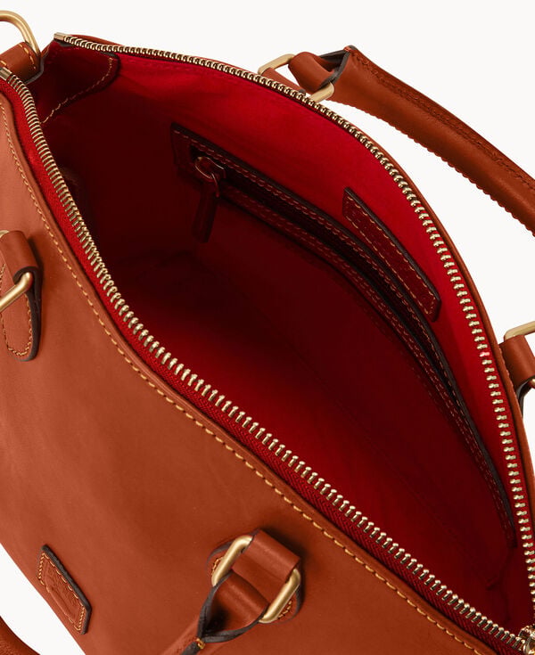 Dooney & Bourke Florentine Geena Satchel Natural