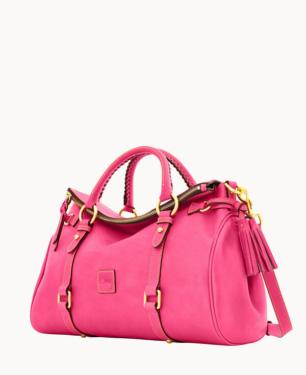 Dooney & Bourke Florentine Large Satchel Fuchsia