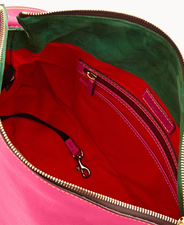Dooney & Bourke Florentine Large Satchel Fuchsia