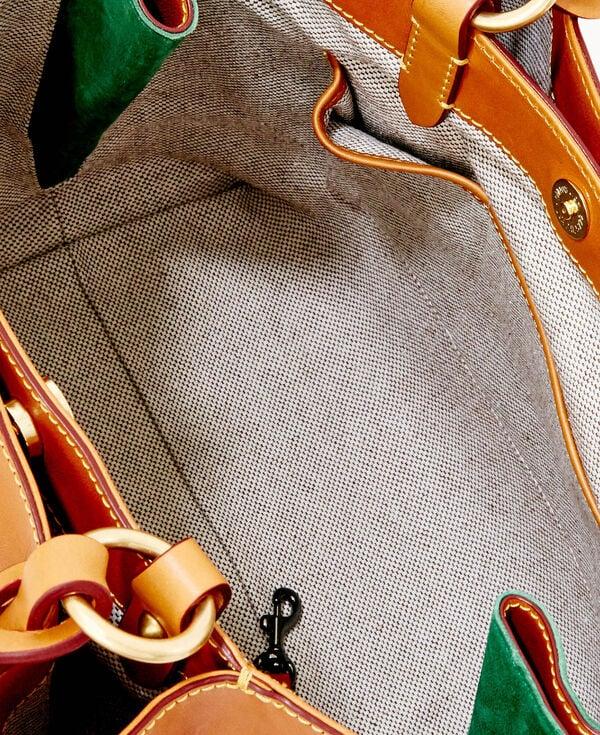 Dooney & Bourke Florentine Large Zip Barlow Natural