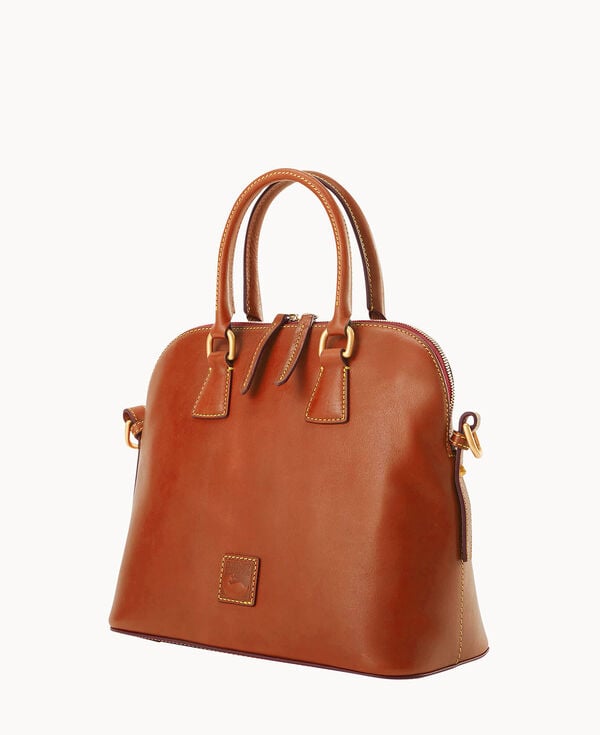 Dooney & Bourke Florentine Satchel Natural
