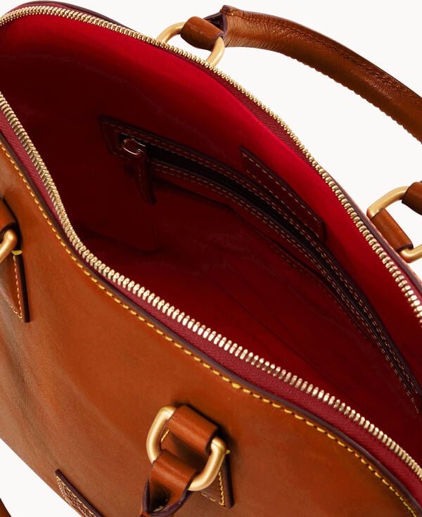 Dooney & Bourke Florentine Satchel Natural