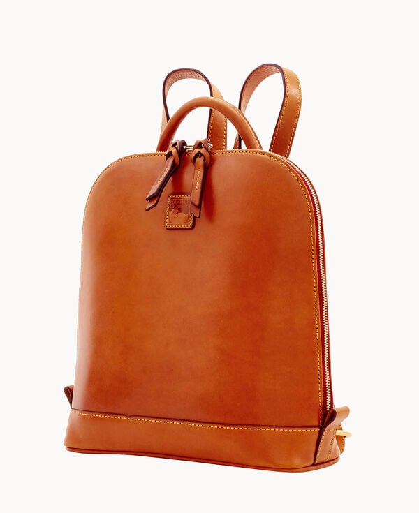 Dooney & Bourke Florentine Zip Pod Backpack Natural