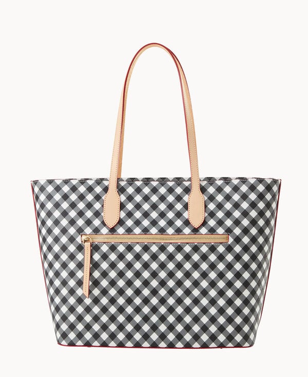 Dooney & Bourke Gingham II Large Tote Black