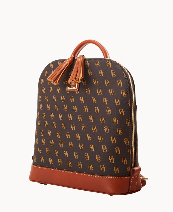 Dooney & Bourke Gretta Domed Backpack Brown Tmoro